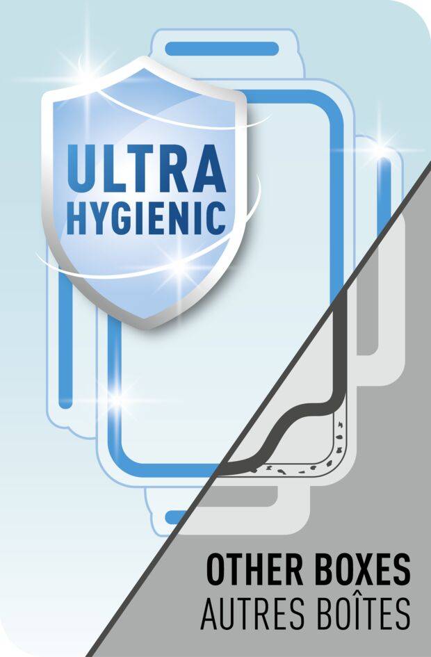 Boîte de conservation rectangulaire grand format 5,5 L - Bleu MASTERSEAL FRESH