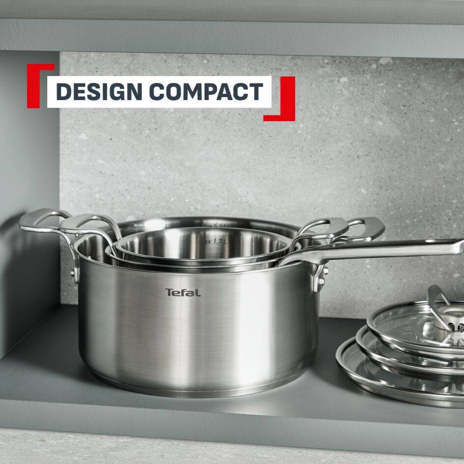 Extreme, Casserole 18&nbsp;cm + couvercle, Acier inoxydable de qualité supérieure