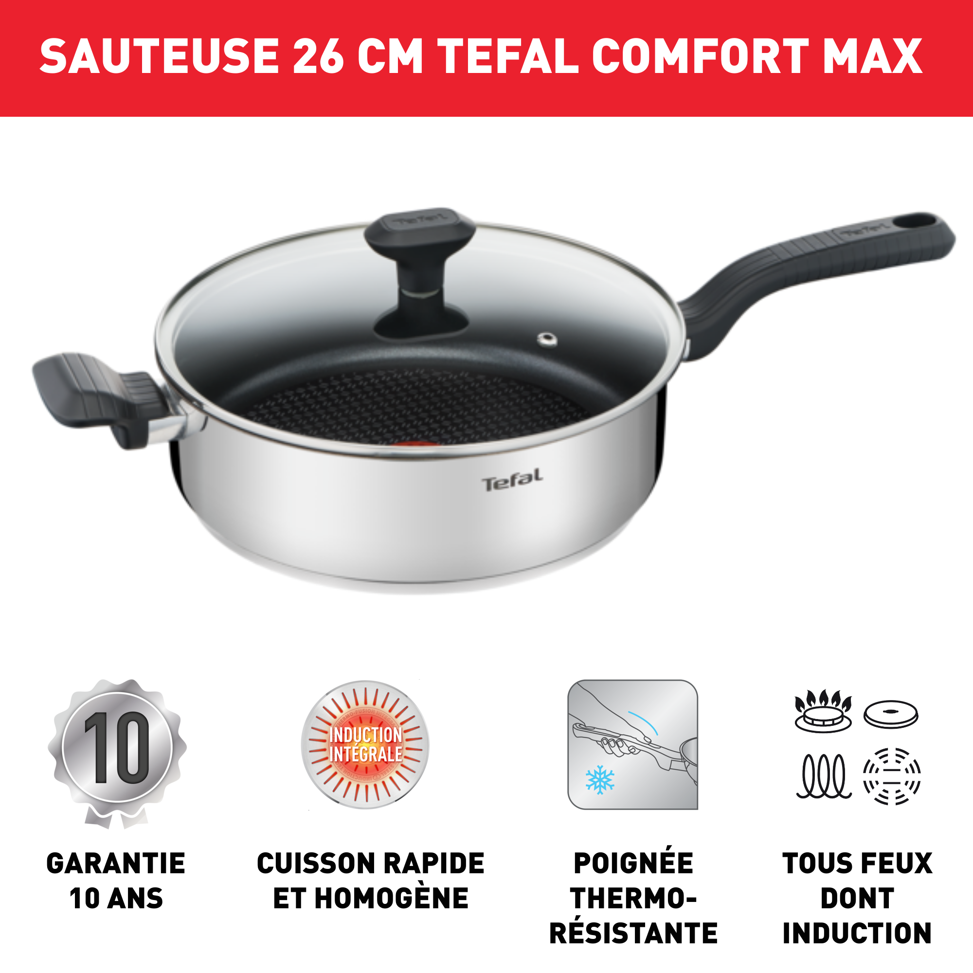Confort Max Sauteuse 26 cm