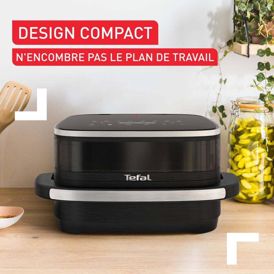 Easy Fry XL Surface&Pizza, Air fryer mono tiroir, 4L, 1 kg de frites, Pizza 27cm