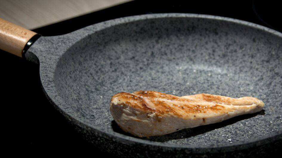 NATURA Granite manche bois Poêle 24 cm