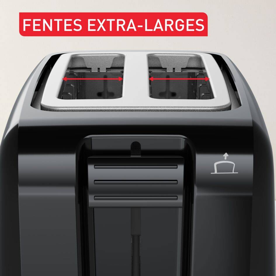 Grille pain TEFAL Vita 2 fentes Noir, TT1A1830