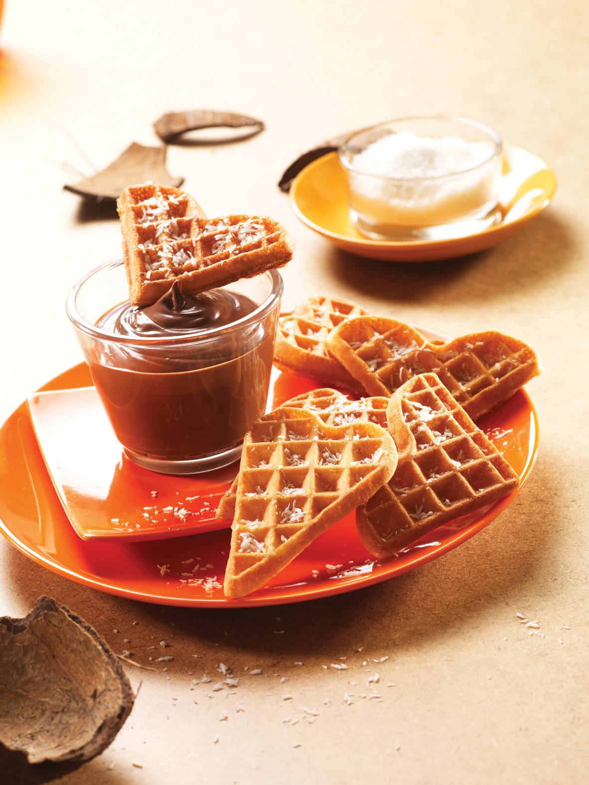 Plaques Snack Collection Gaufres Coeur XA800612