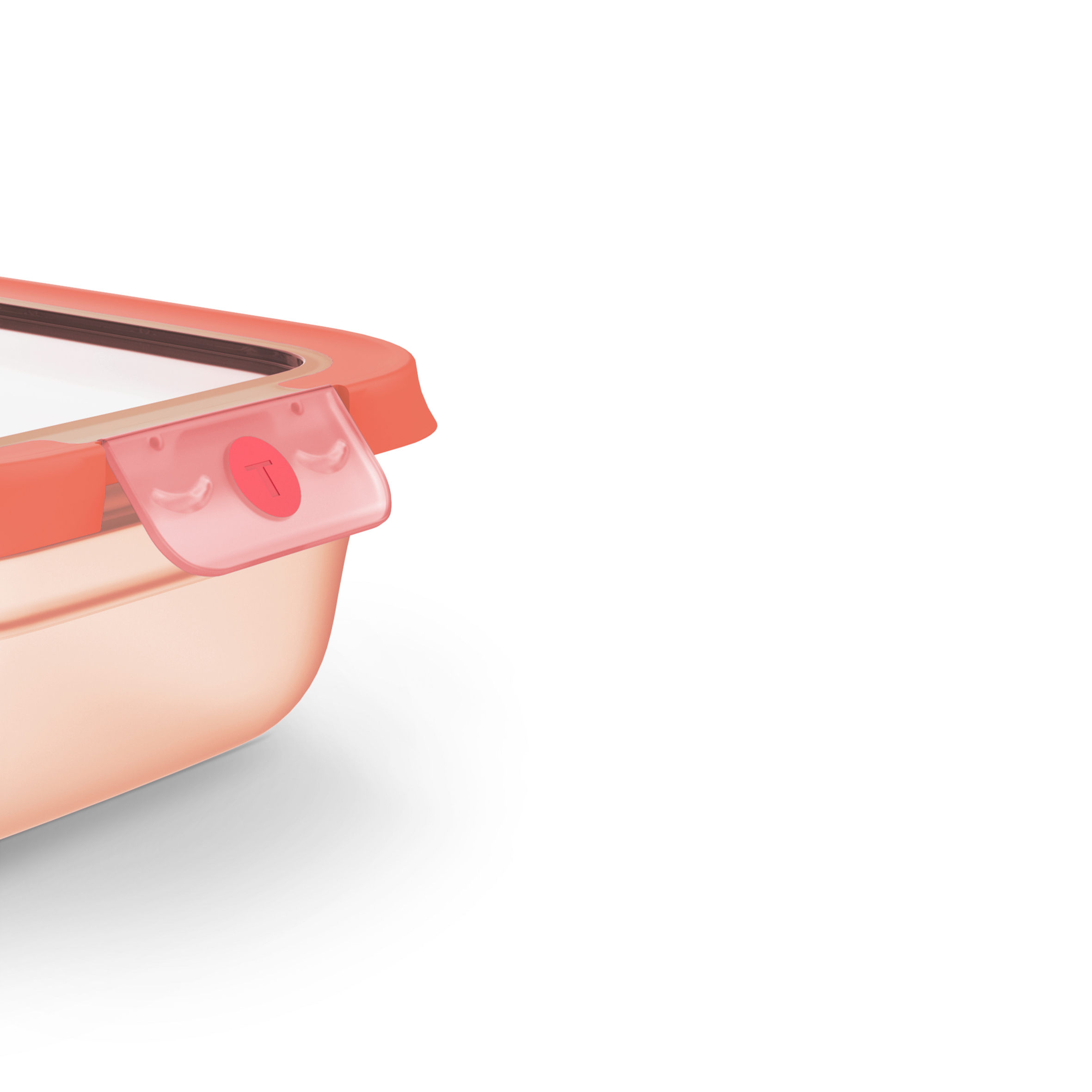 ONECLICK, Boîte de conservation, 1,2L, Orange