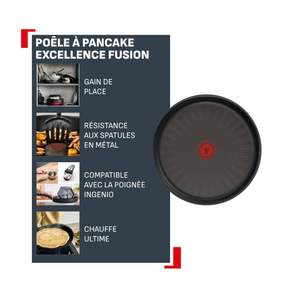 Excellence Fusion, Poêle à crêpes, 27&nbsp;cm