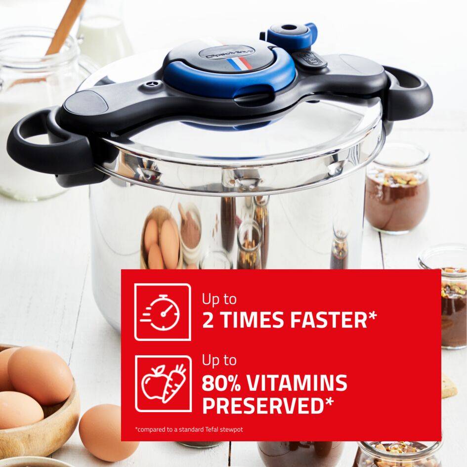 CLIPSOMINUT EASY Cocotte-minute® 9L French Cocotte Induction + livre de 100 recettes