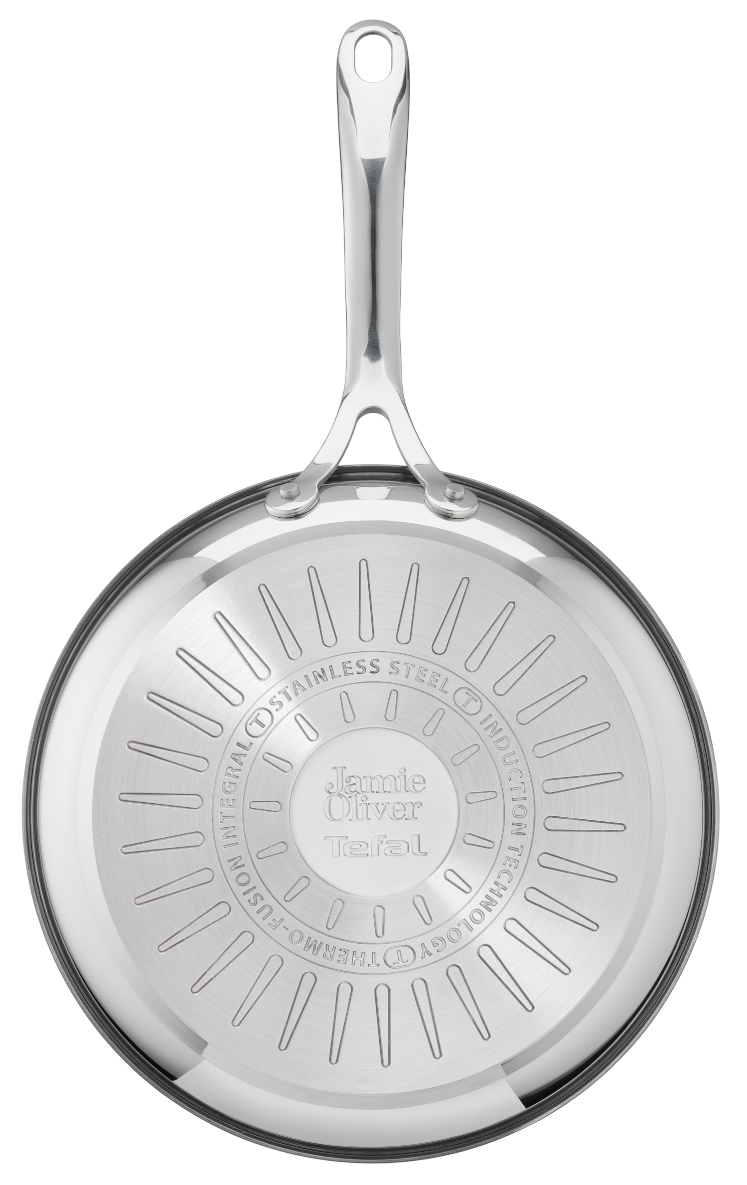 COOK' SMART Jamie Oliver Poêle Inox 28 cm Revêtement anti-adhésif