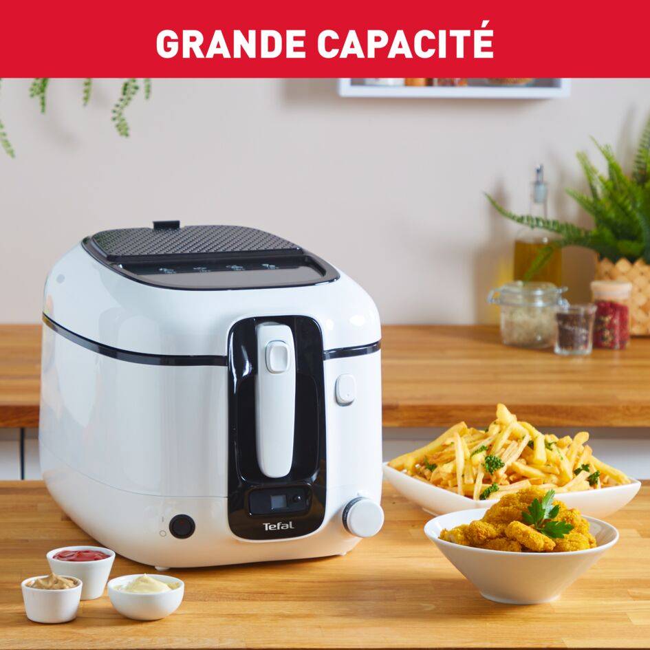 Super Uno, Friteuse à huile, Cuve amovible, 2,2L, Jusqu'à 6 personnes