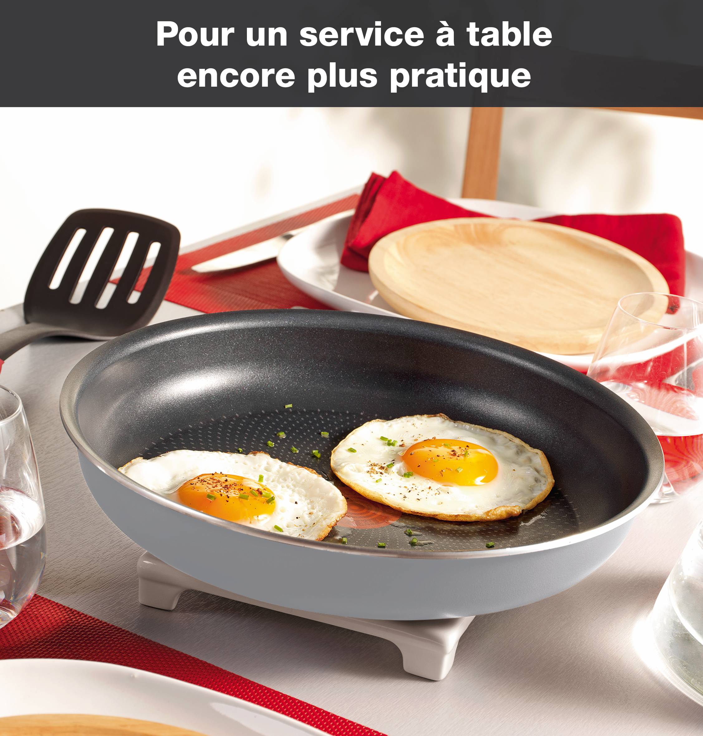INGENIO ESSENTIAL Gris anthracite - Batterie de cuisine 10 pièces