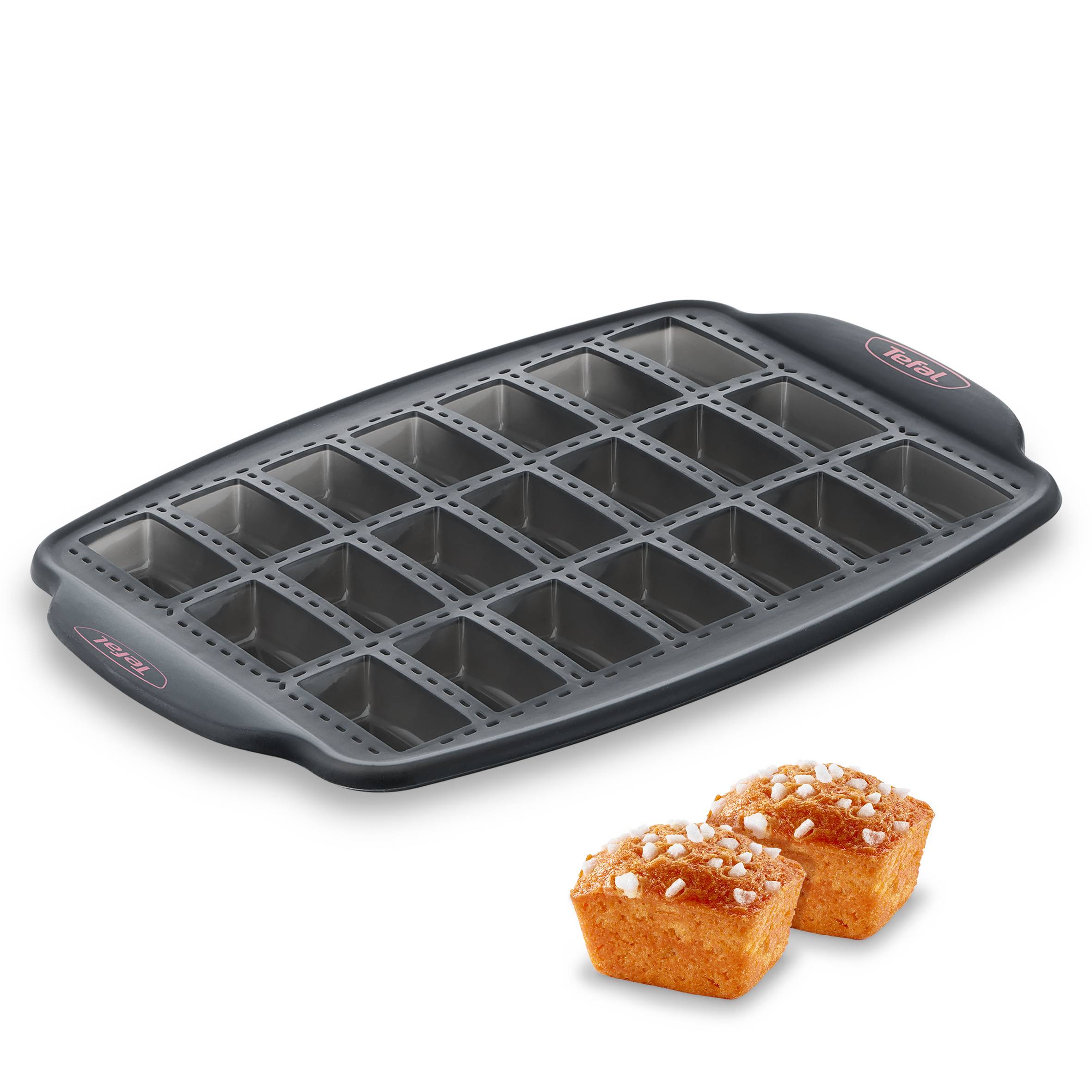 Crispybake moule 21 mini financiers silicone 29x21cm