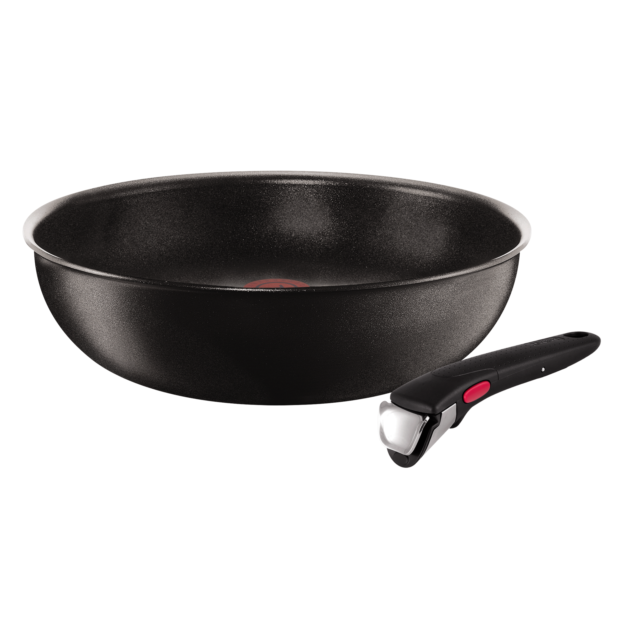 Ingenio expertise noir wok 28cm + 1 poignée amovible induction