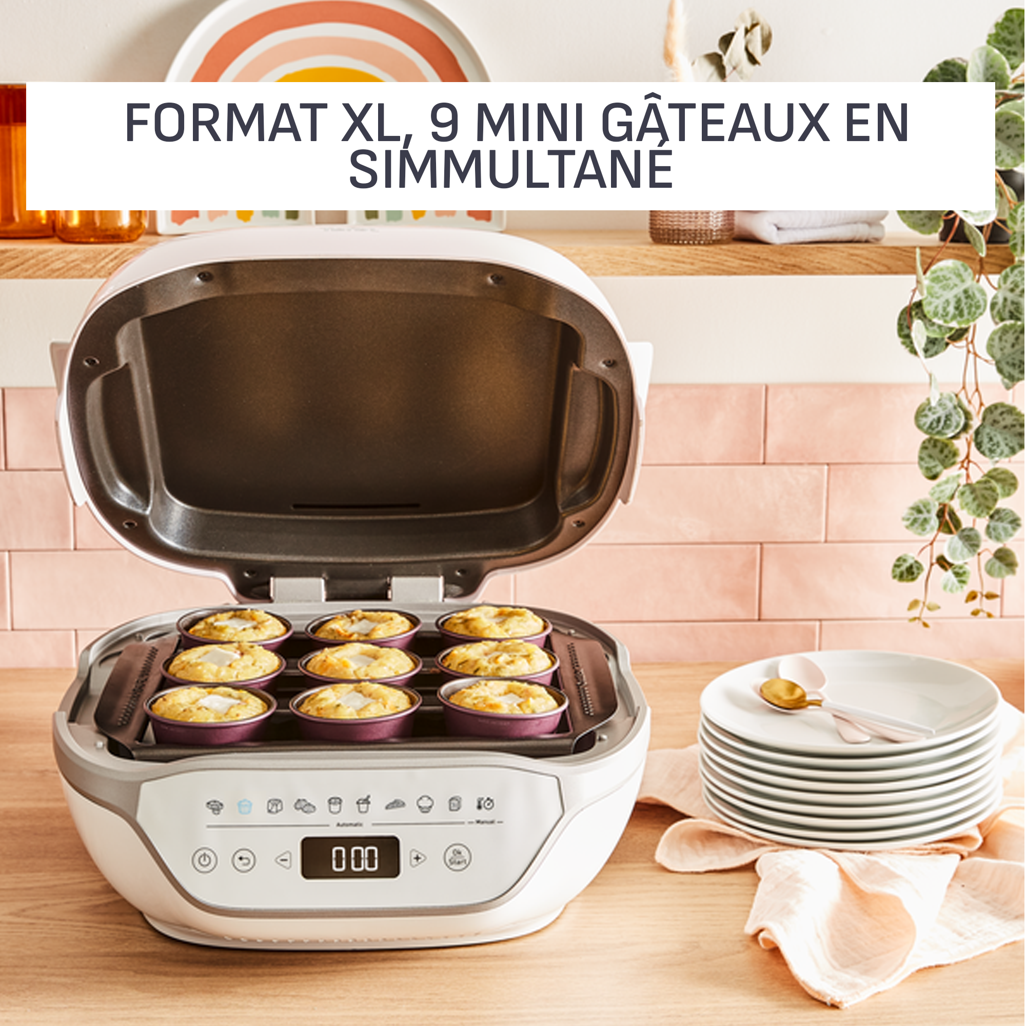 Cake Factory Infinity, Appareil à gâteau, Compatible avec les moules CreaBake