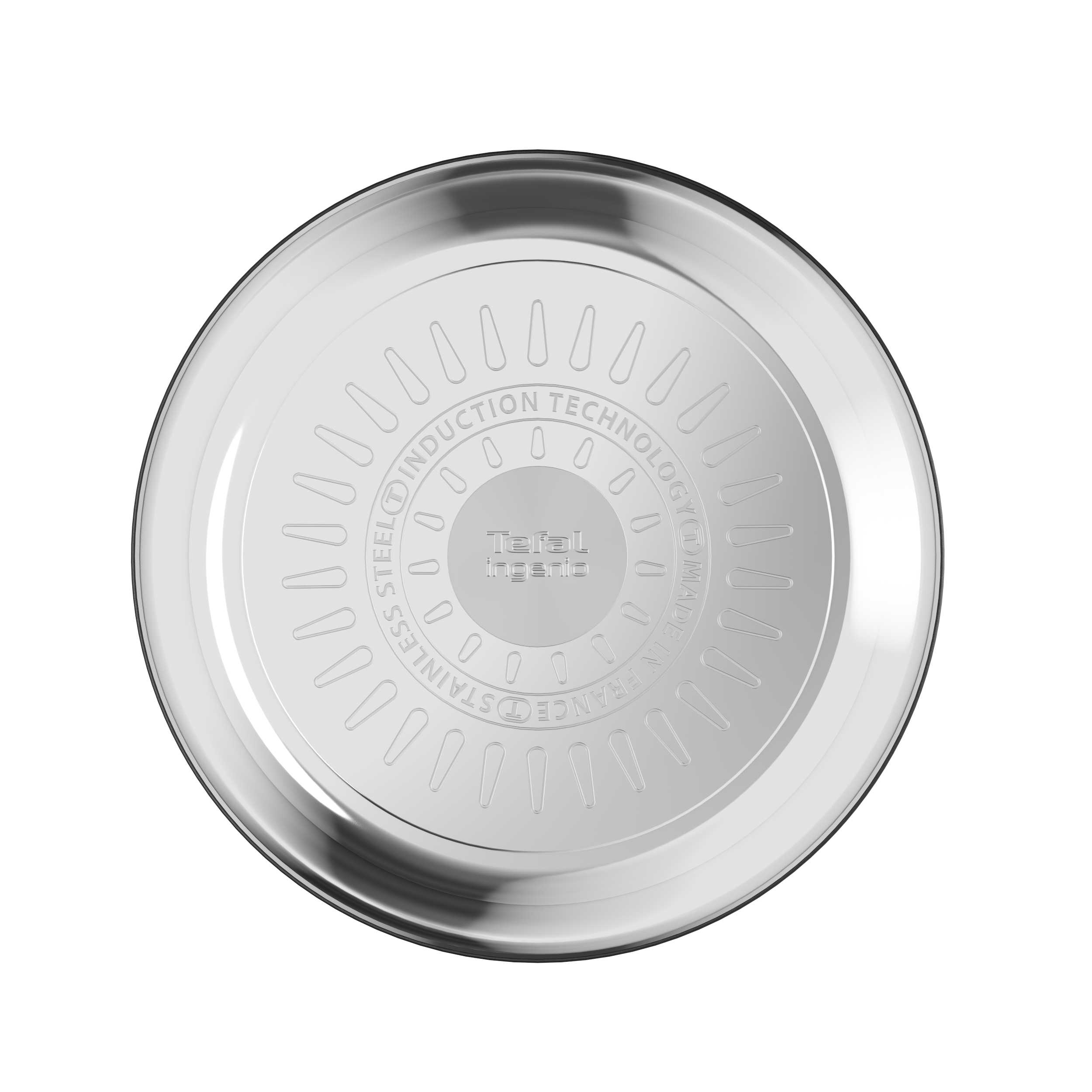 Emotion, Poêle inox non revêtue, Acier inoxydable, 24&nbsp;cm