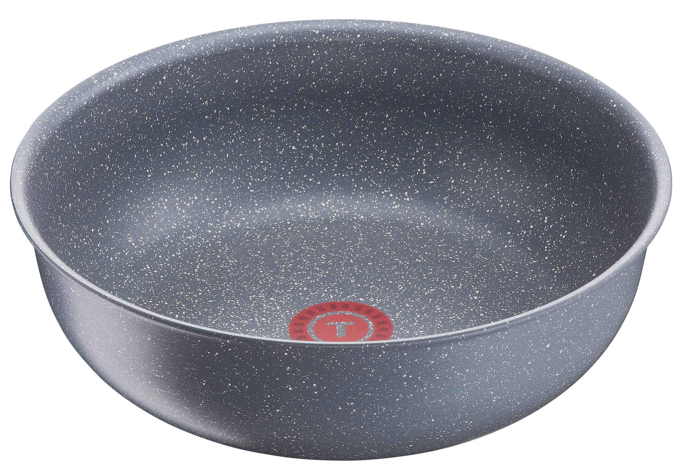 INGENIO HARMONY GRIS MOUCHETÉ Poêle Wok 28 cm INDUCTION 