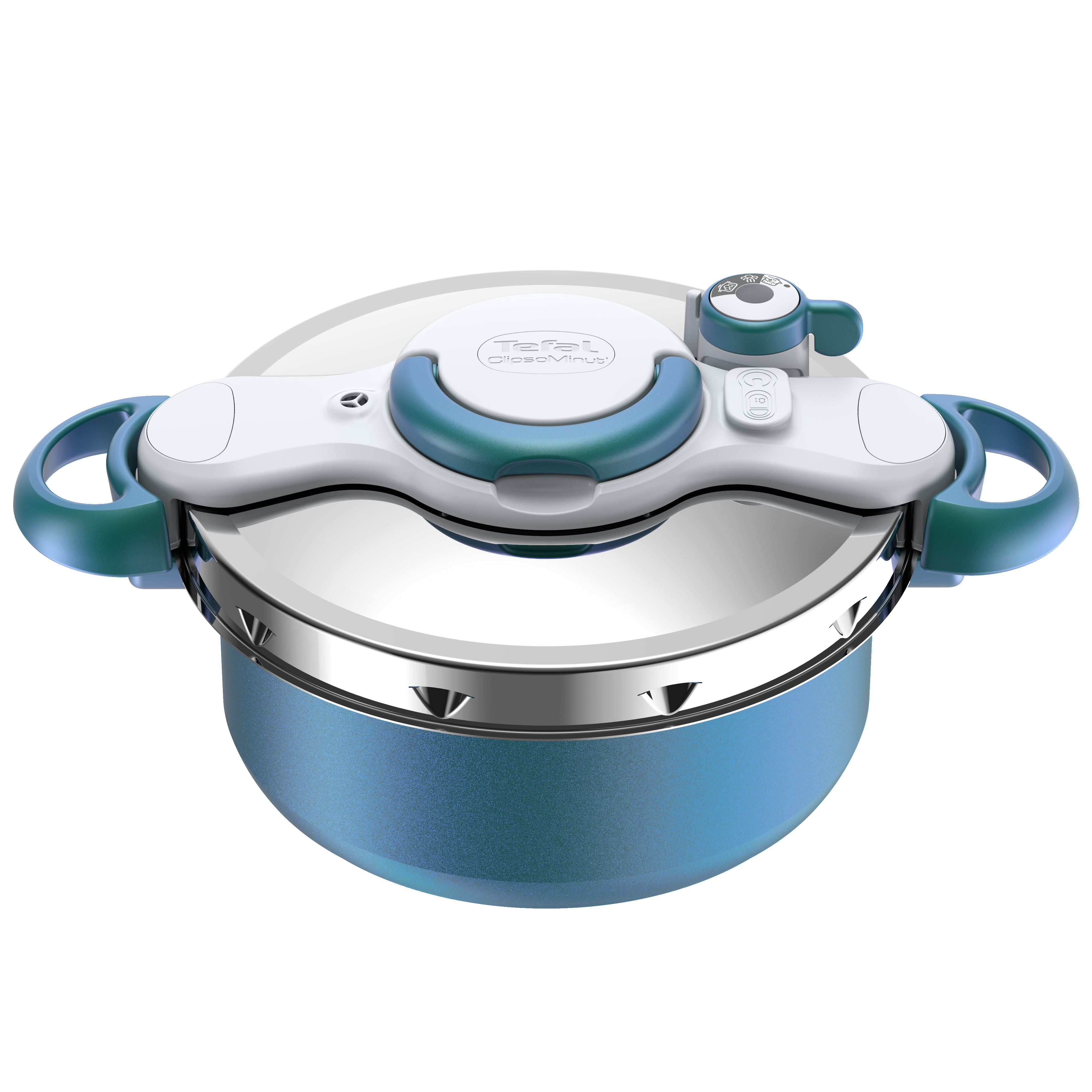 CLIPSOMINUT'® DUO 5L Cocotte-minute® Bleu Boréal