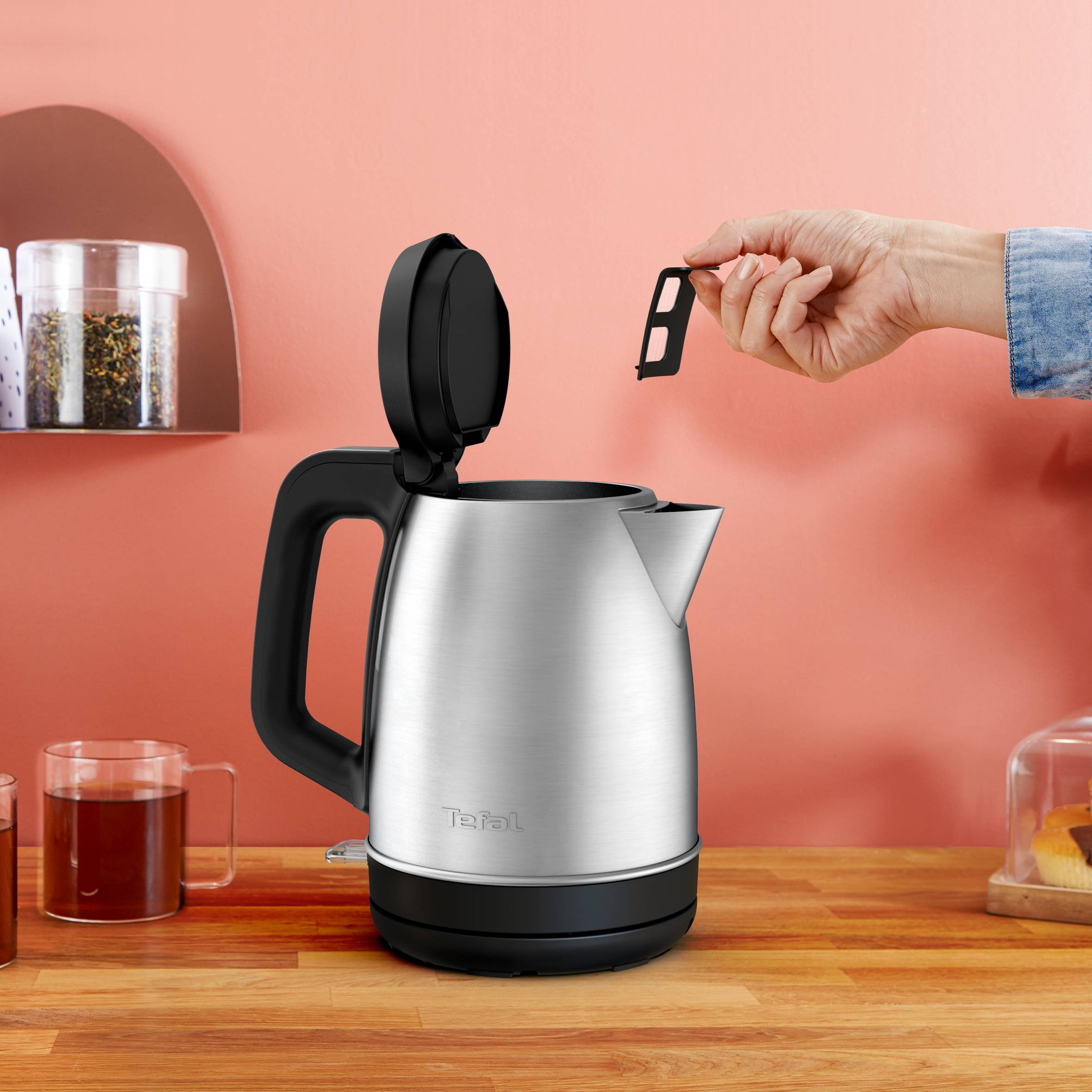 Tefal element inox brosse 1,7l