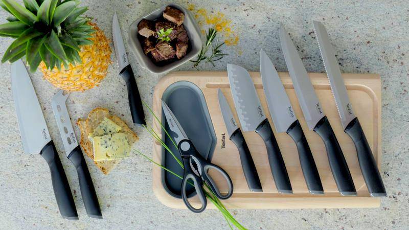 COMFORT Bloc couteaux bois 21 cm