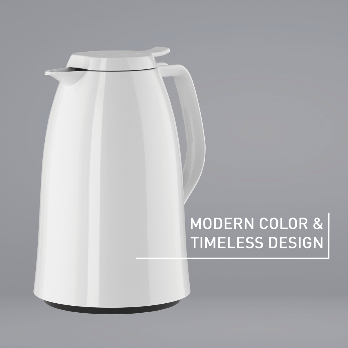 Carafe isotherme 1,5 L - Blanc haute brillance MAMBO