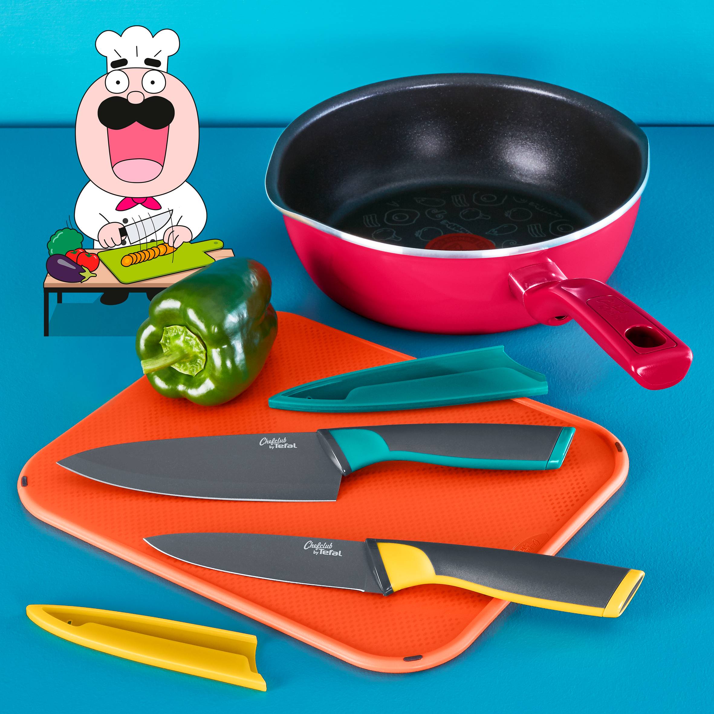 Chefclub by Tefal Planche à découper 28X23X0,75 cm