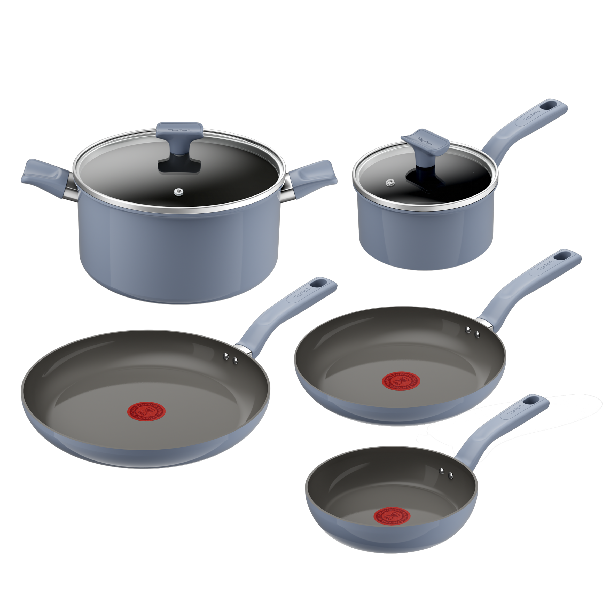 CERA COLOR, Batterie de cuisine 7pc, CERAM