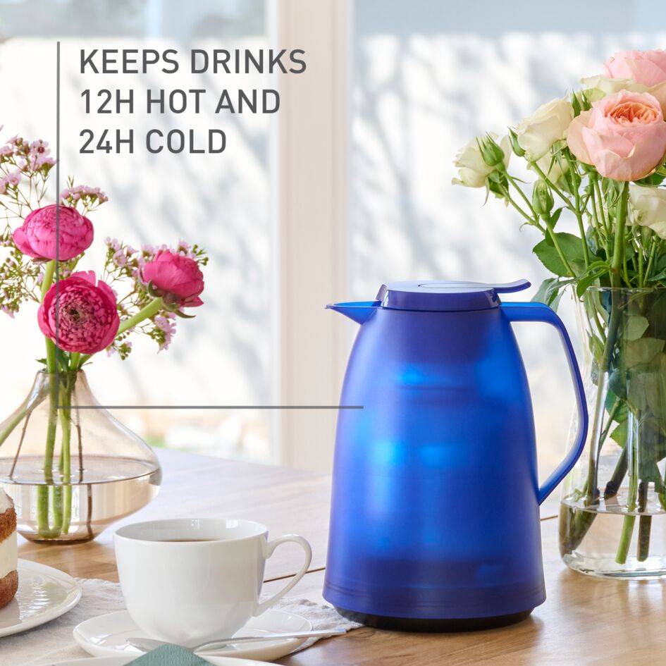 Carafe isotherme 1 L - Bleu translucide MAMBO