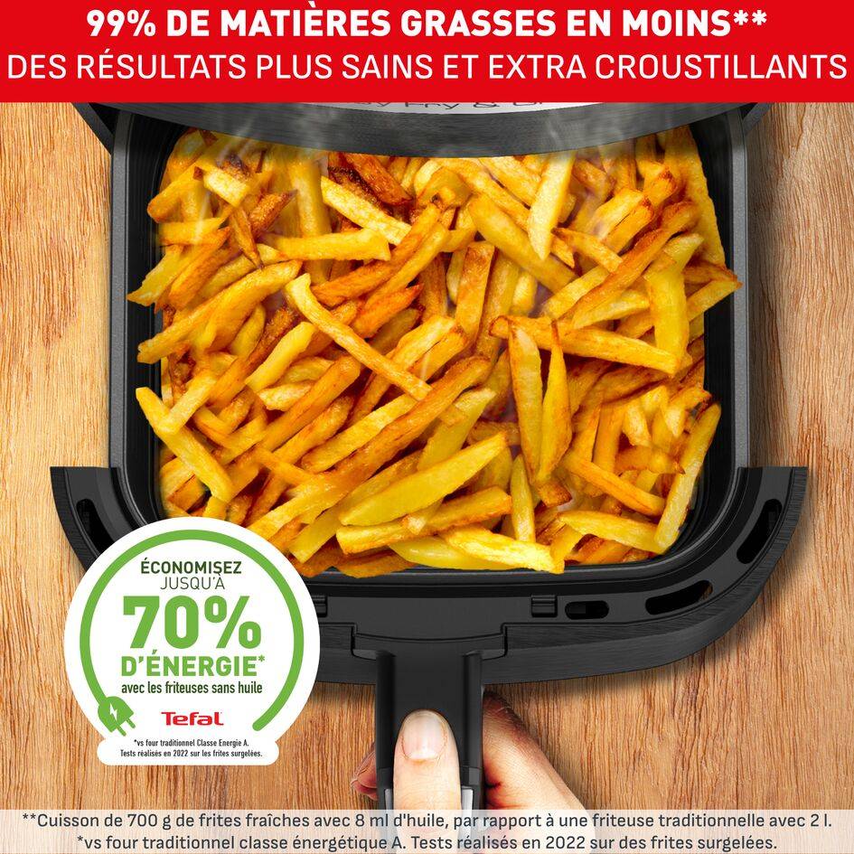 Easy Fry & Grill 2-en-1, Air fryer mono tiroir, 4.6L, Jusqu'à 6 personnes