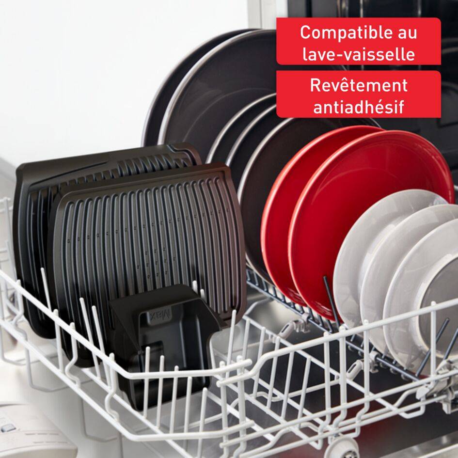 Optigrill, grill intelligent, 6 programmes, mode manuel, 4 personnes