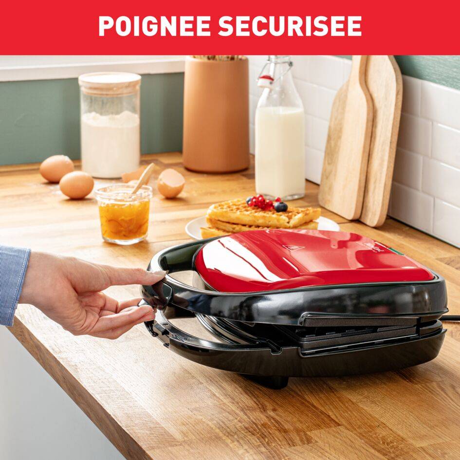 Snack Time Colormania, Appareil à gaufres et croque-monsieur, 2 jeux de plaque inclus