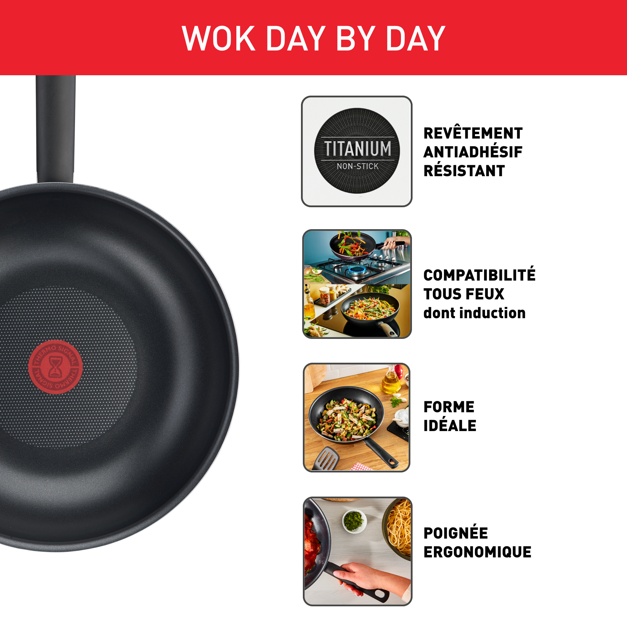 Day by day on poêle wok 28cm