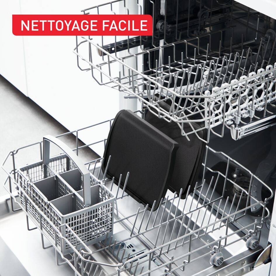 Plaques à plancha pour OptiGrill/OptiGrill Elite, antiadhésives idéales pour les ingrédients délicats 