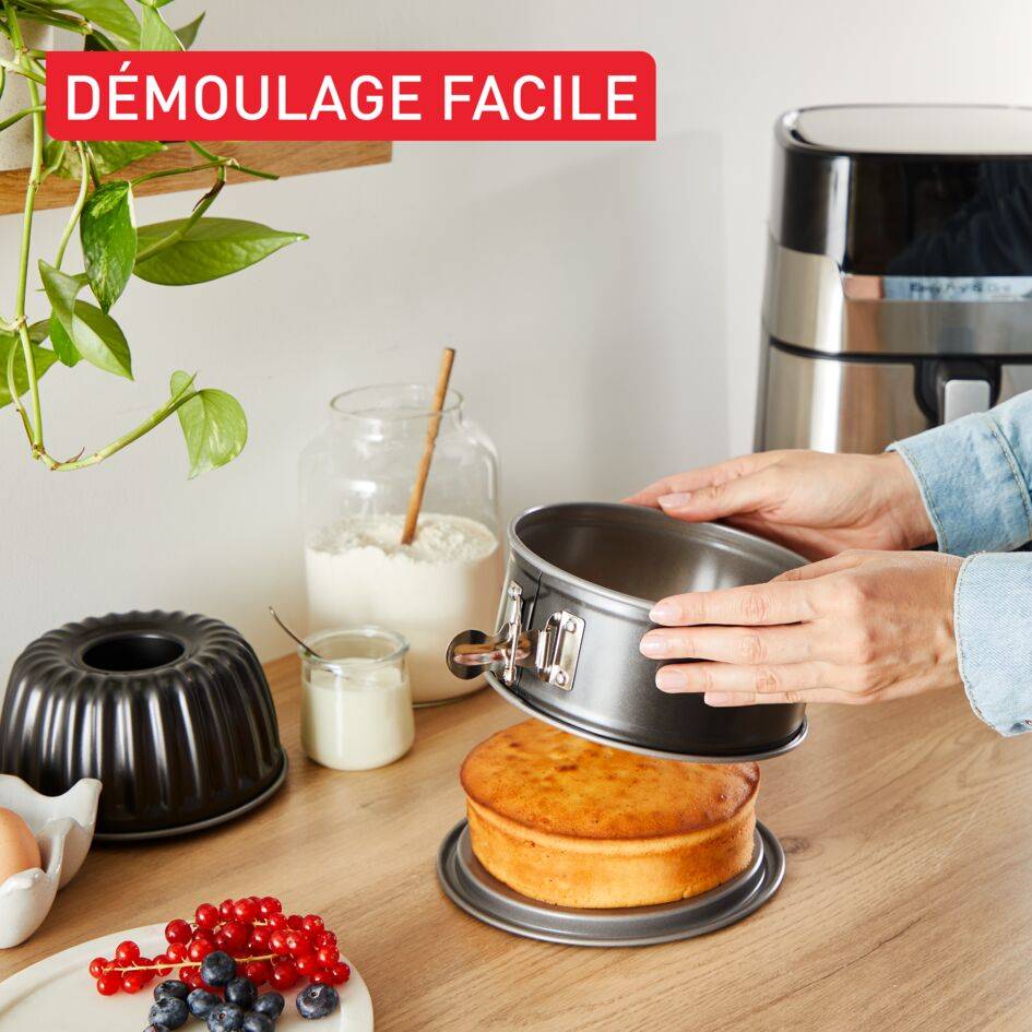 Tefal, Lot 2 moules pour friteuse à air, Démoulage facile, Diffusion optimale de la chaleur