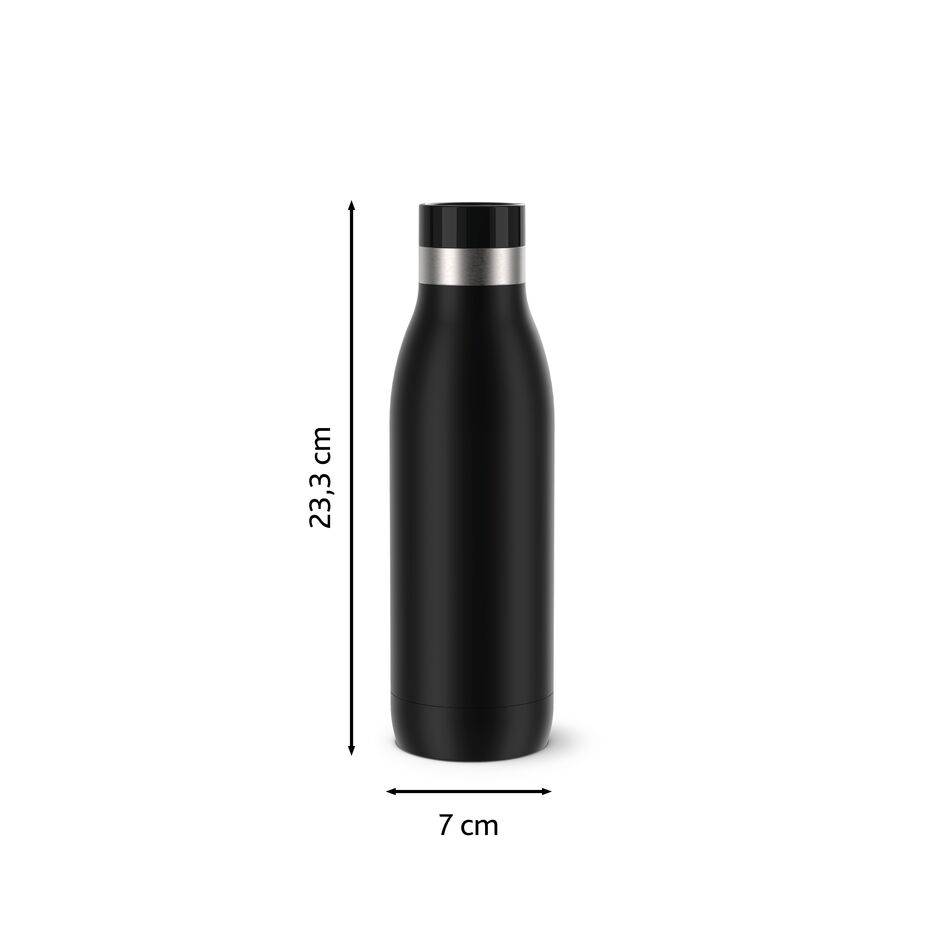 BLUDROP Gourde 0.5 L Noir