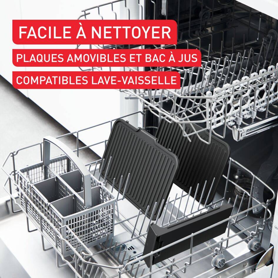 SuperGrill 3-en-1 XL, Gril de contact, Barbecue, Position four, Jusqu'à 8 pers