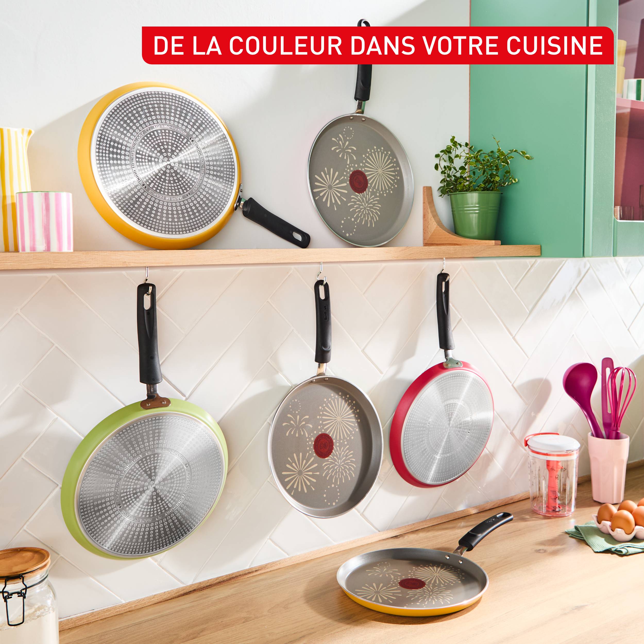 Chandeleur&nbsp;2026, Poêle à crêpes 28&nbsp;cm, Décoration spéciale, Revêtement antiadhésif