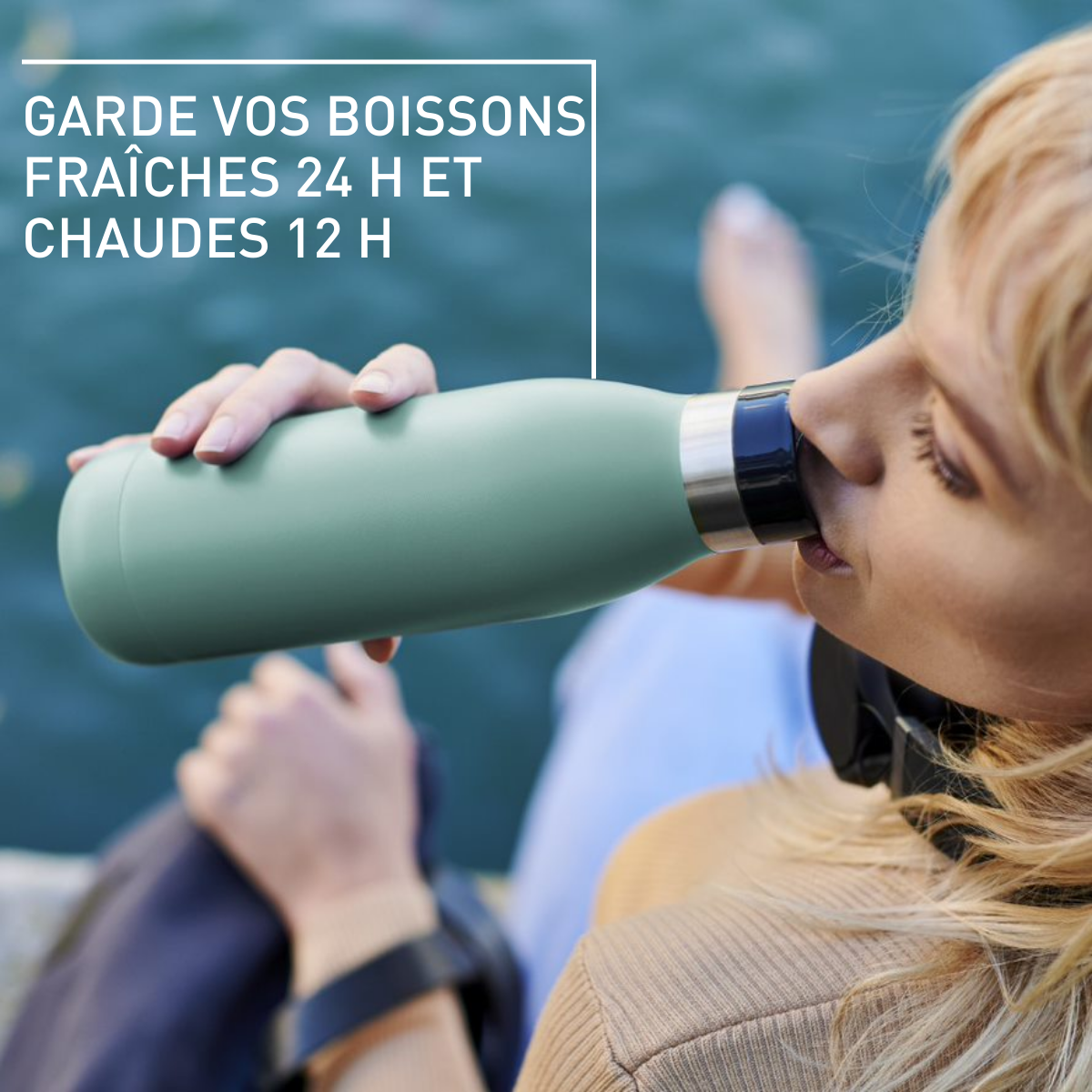 BLUDROP Gourde 0.5 L Vert