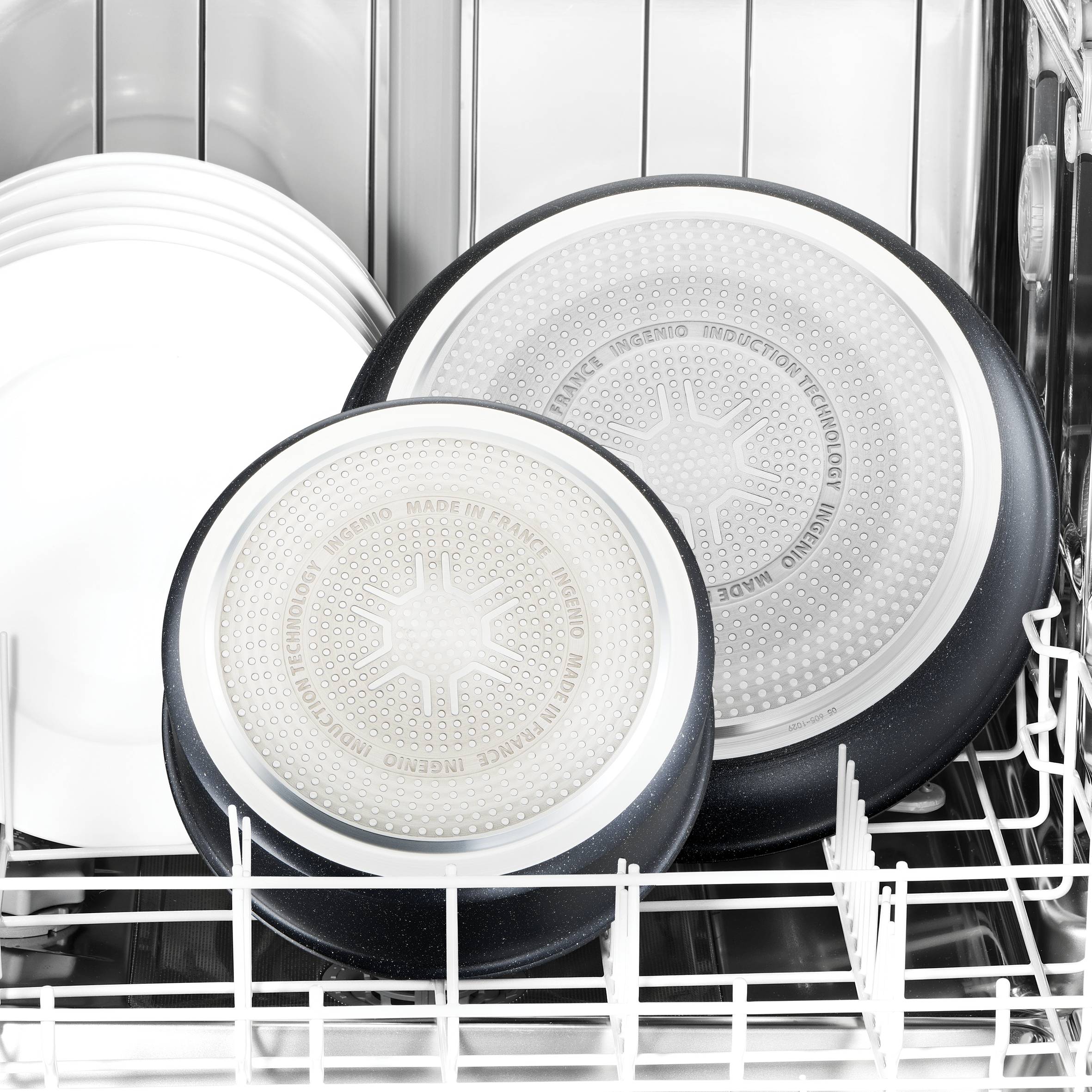 Ingenio Black Stone, Antiadhésif, Batterie de cuisine 10 p, Induction