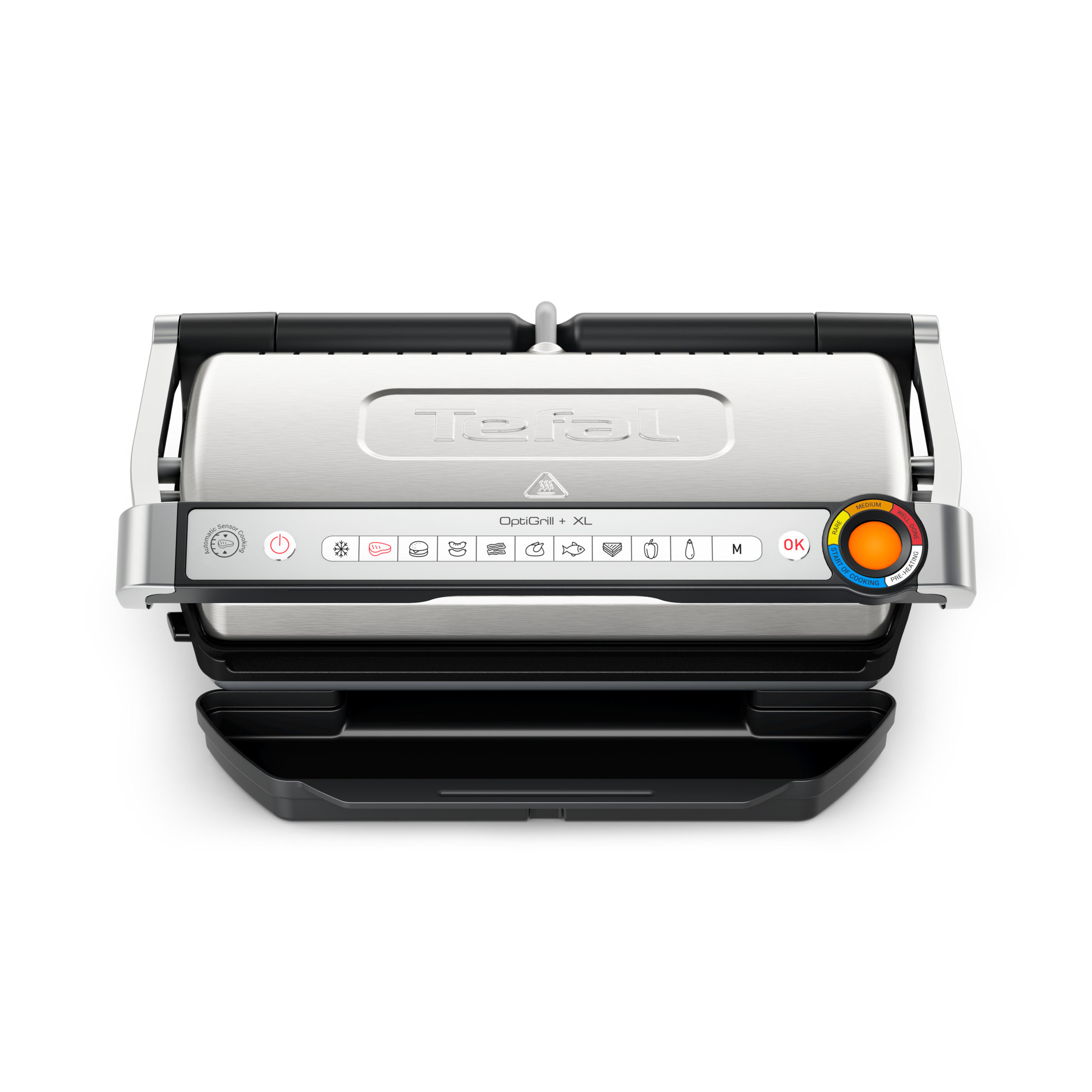 Optigrill+ XL, grill intelligent, 9 programmes, mode manuel, XL 8 personnes