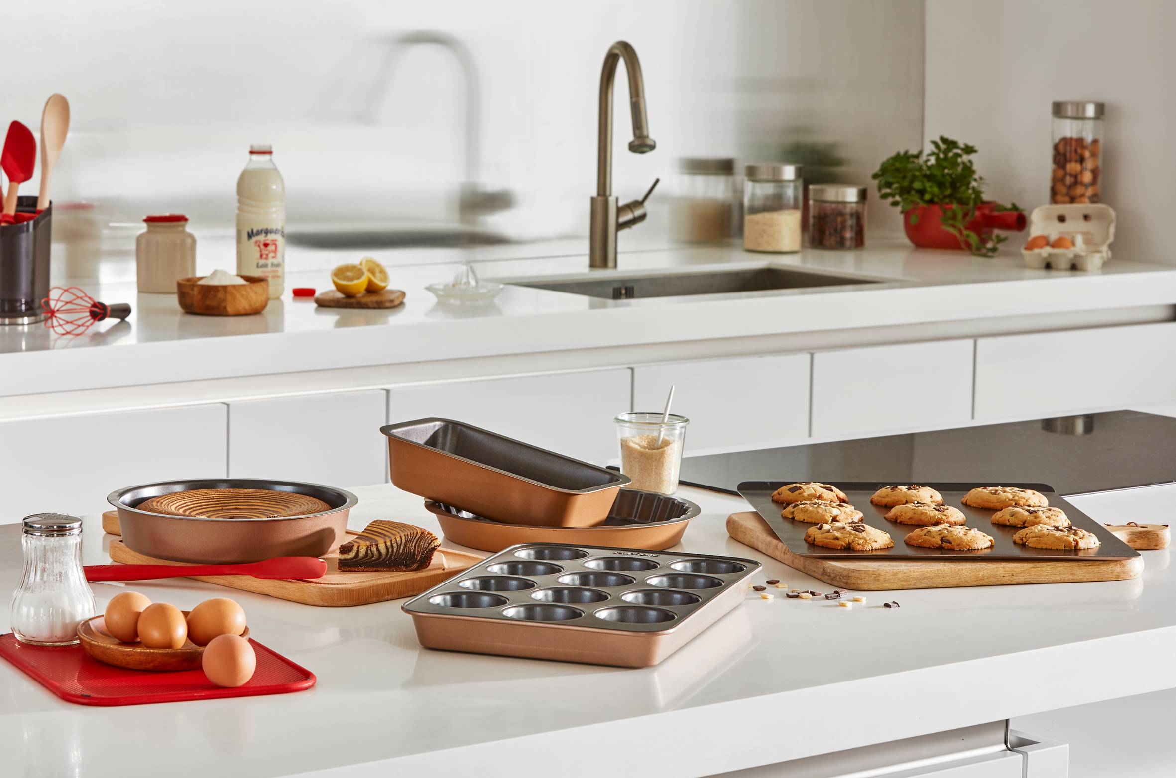 AIRBAKE Moule à cake carré 23X23cm acier