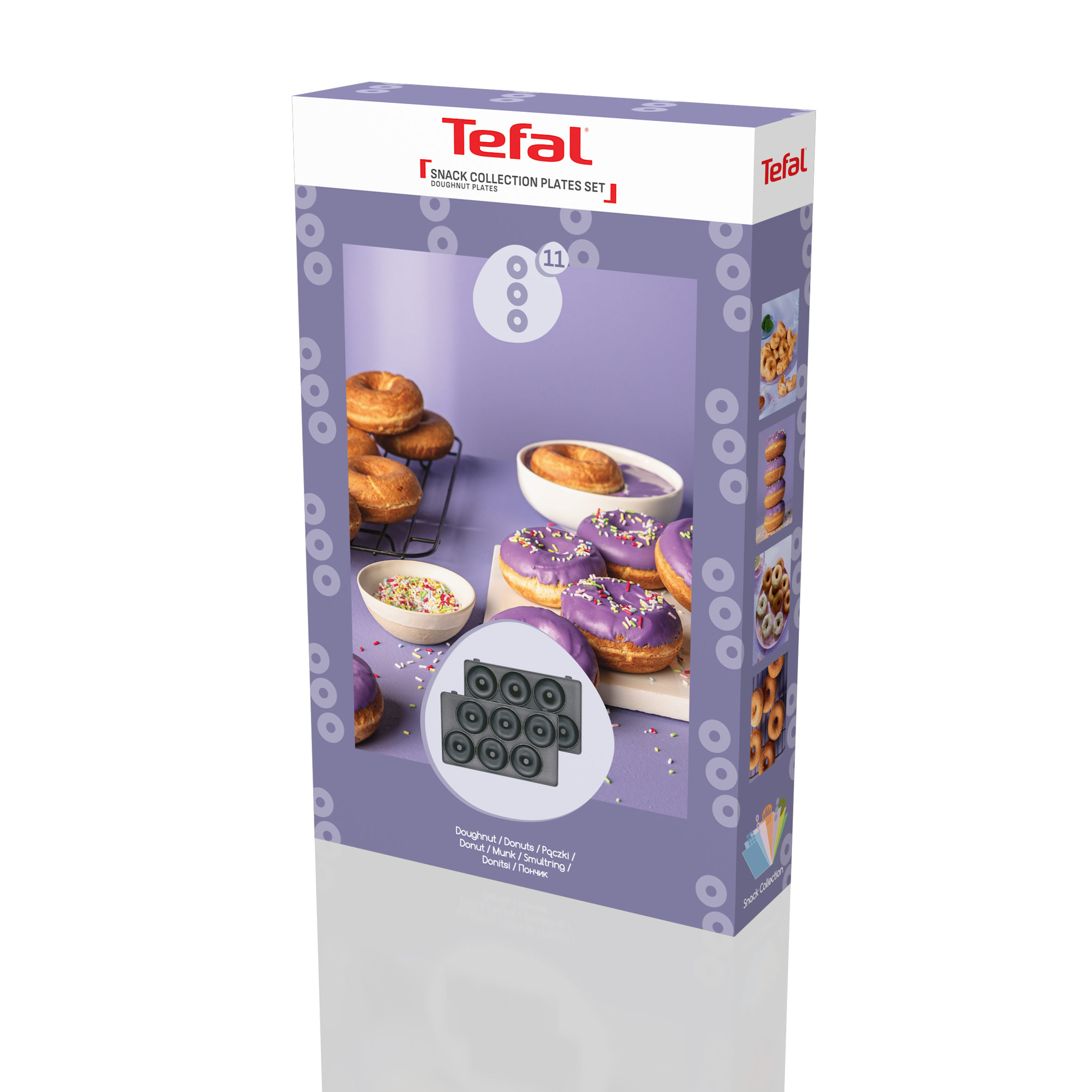 2 plaques Donut Snack Collection XA8111F0