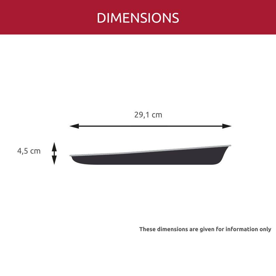 Ingenio Eco Resist, Antiadhésif, Poêle à crêpes 27 cm, Induction