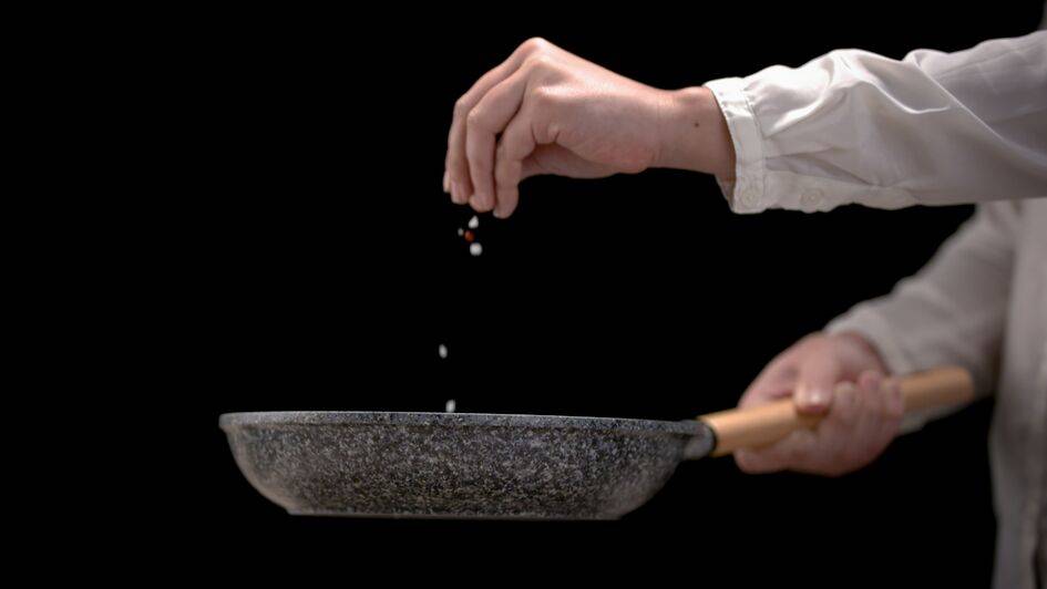 NATURA Granite manche bois Poêle 24 cm