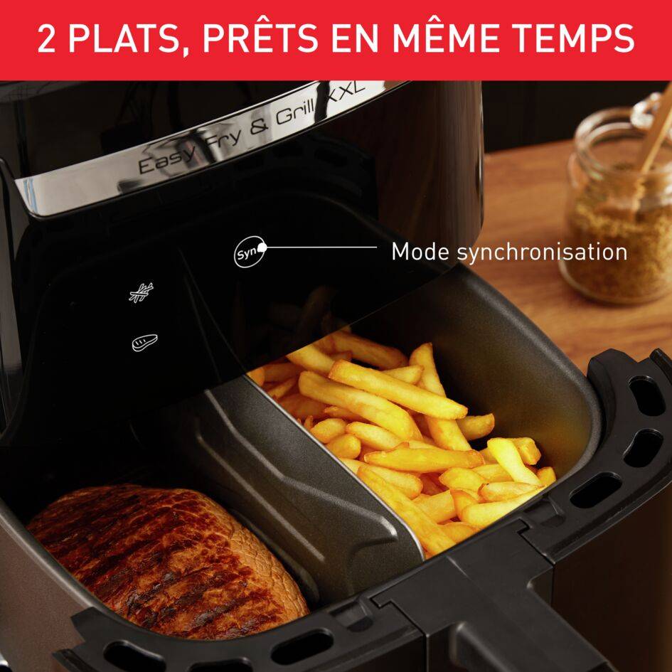 Easy Fry & Grill XXL, Air fryer mono tiroir, 6L, Jusqu'à 8 personnes