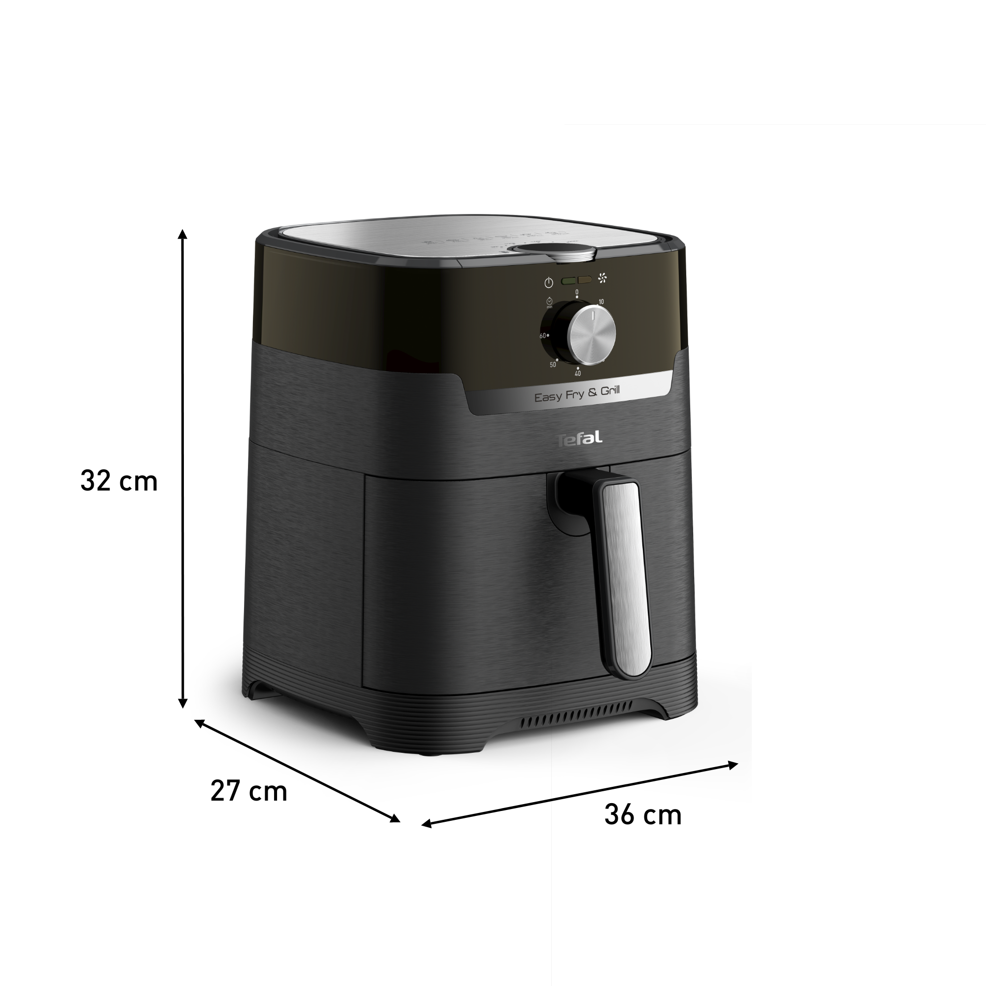 Easy Fry & Grill, Air fryer mono tiroir, 4,6L, Jusqu'à 6 personnes