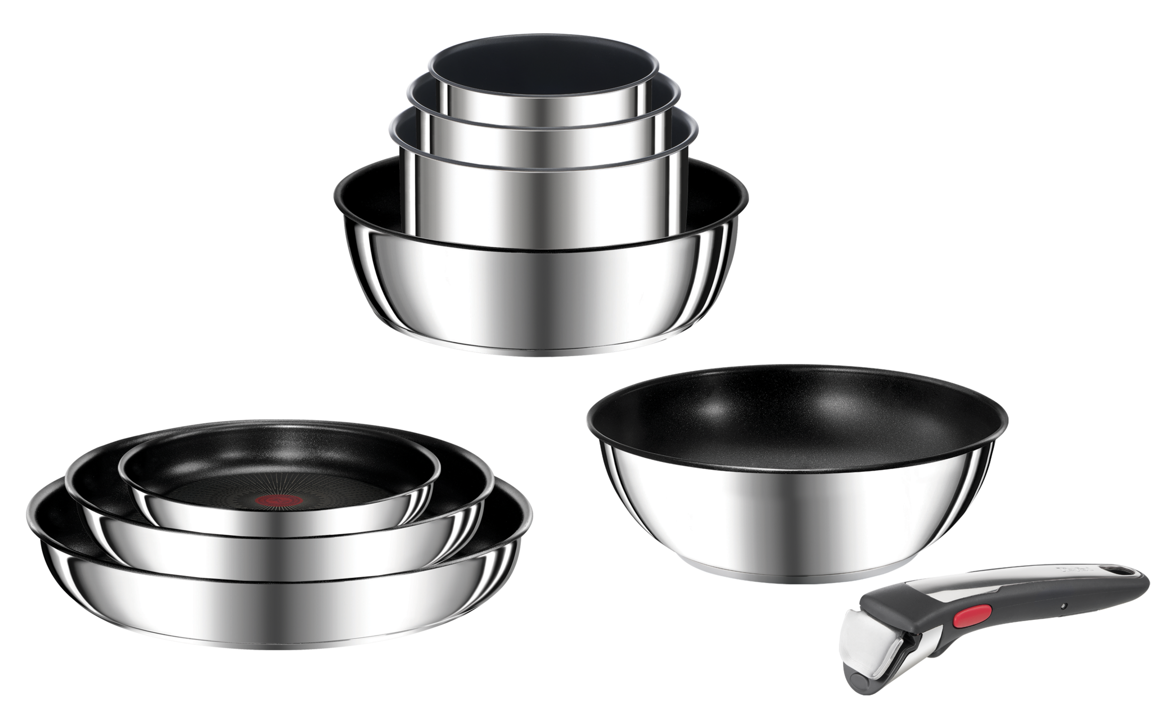 Ingenio Préférence, Casserole manche amovible, Inox, Induction, 22cm