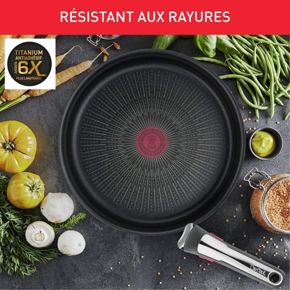 Ingenio Unlimited, Antiadhésif, Batterie de cuisine 13 pièces, Induction