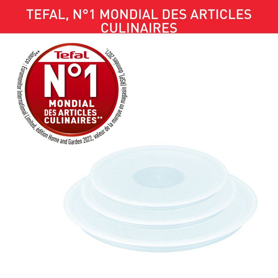 INGENIO Couvercles hermétiques 16/18/20 cm