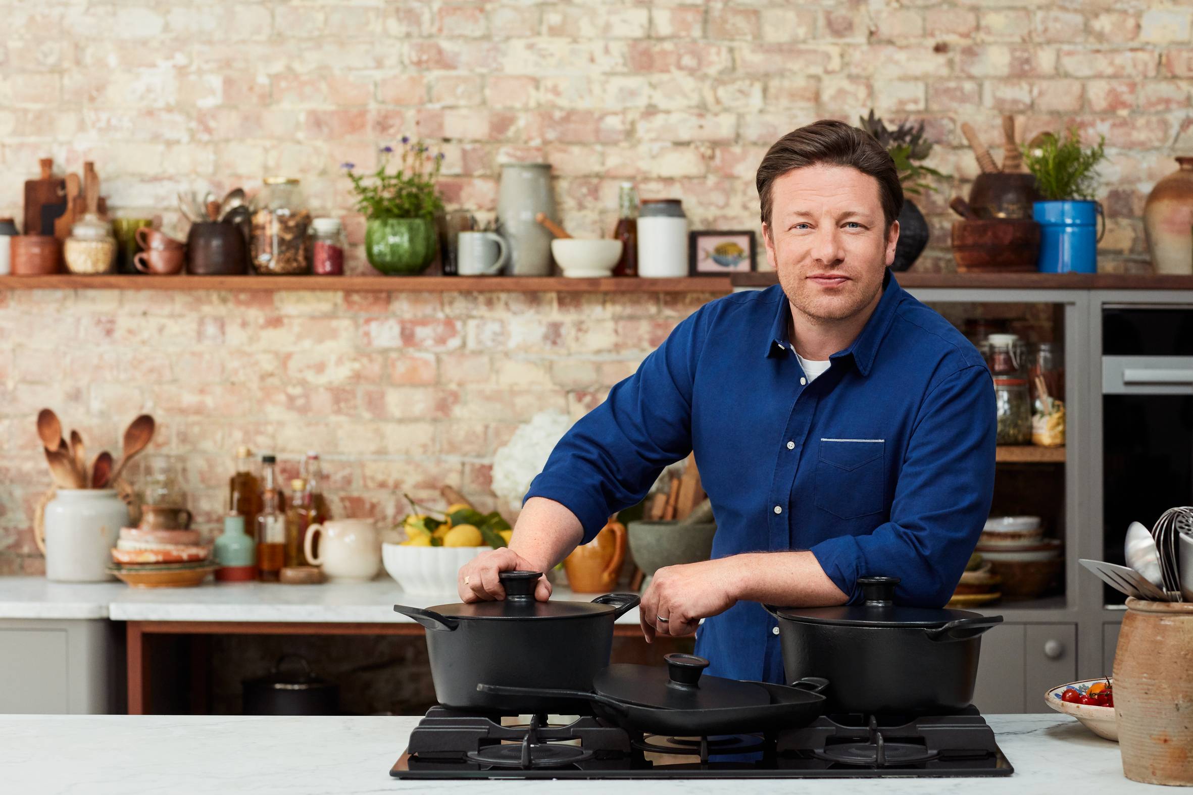 JAMIE OLIVER Premium fonte d'acier Poêle 28 cm