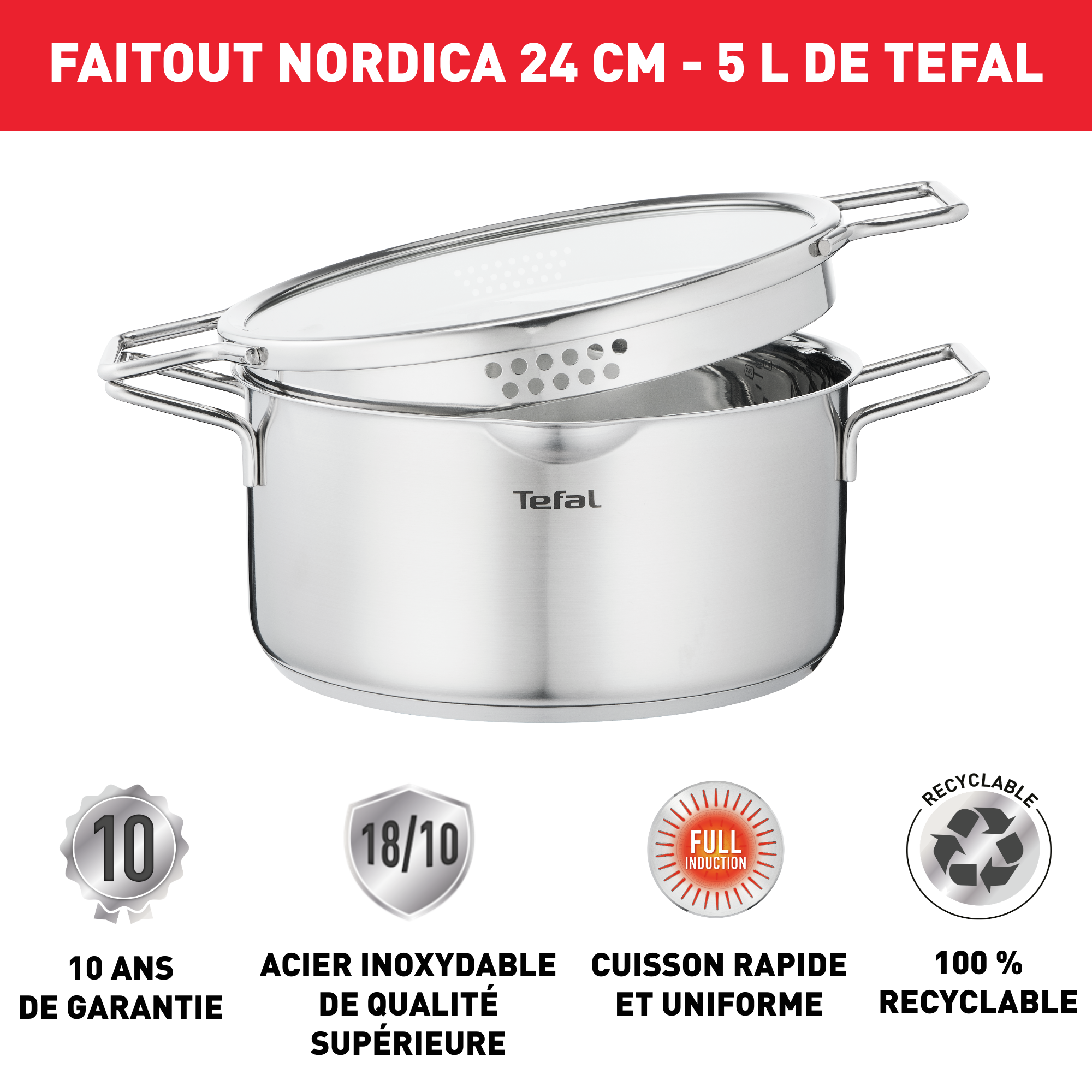 Nordica faitout 24cm