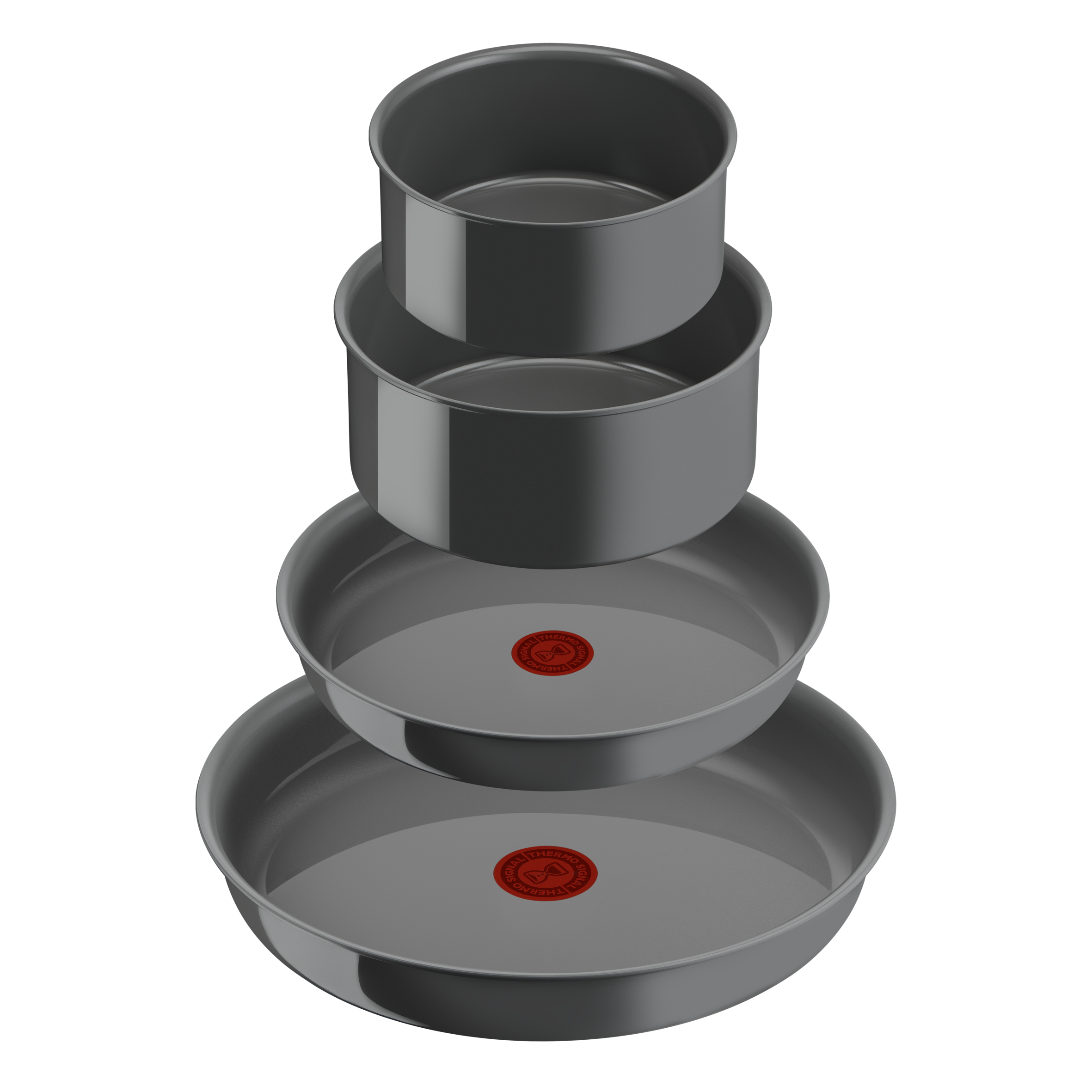 Ingenio Renew On, Céramique antiadhésive, Batterie de cuisine 5 p, Induction