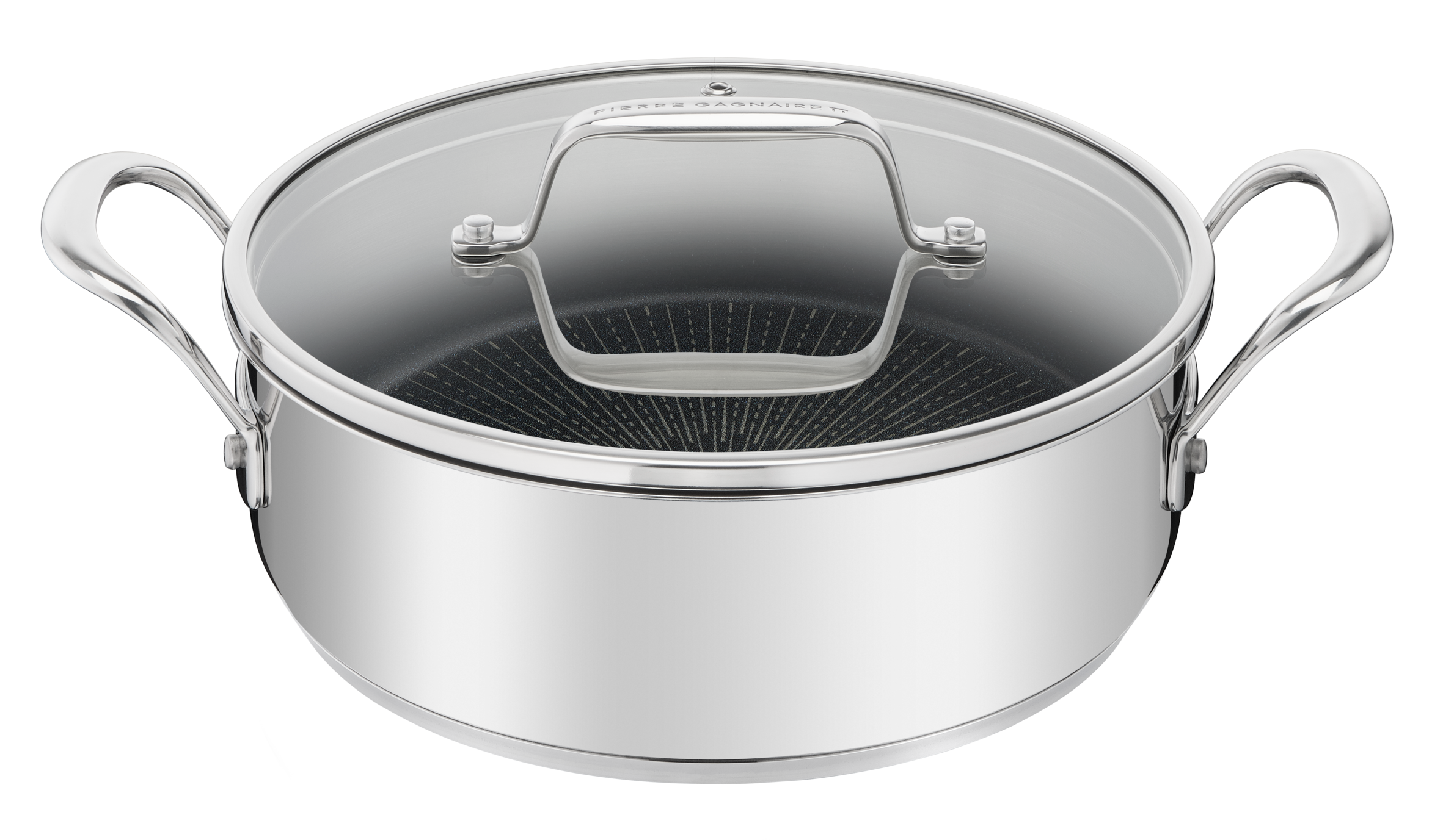 Pierre Gagnaire Sauteuse 2 anses acier inoxydable revêtu 26 cm
